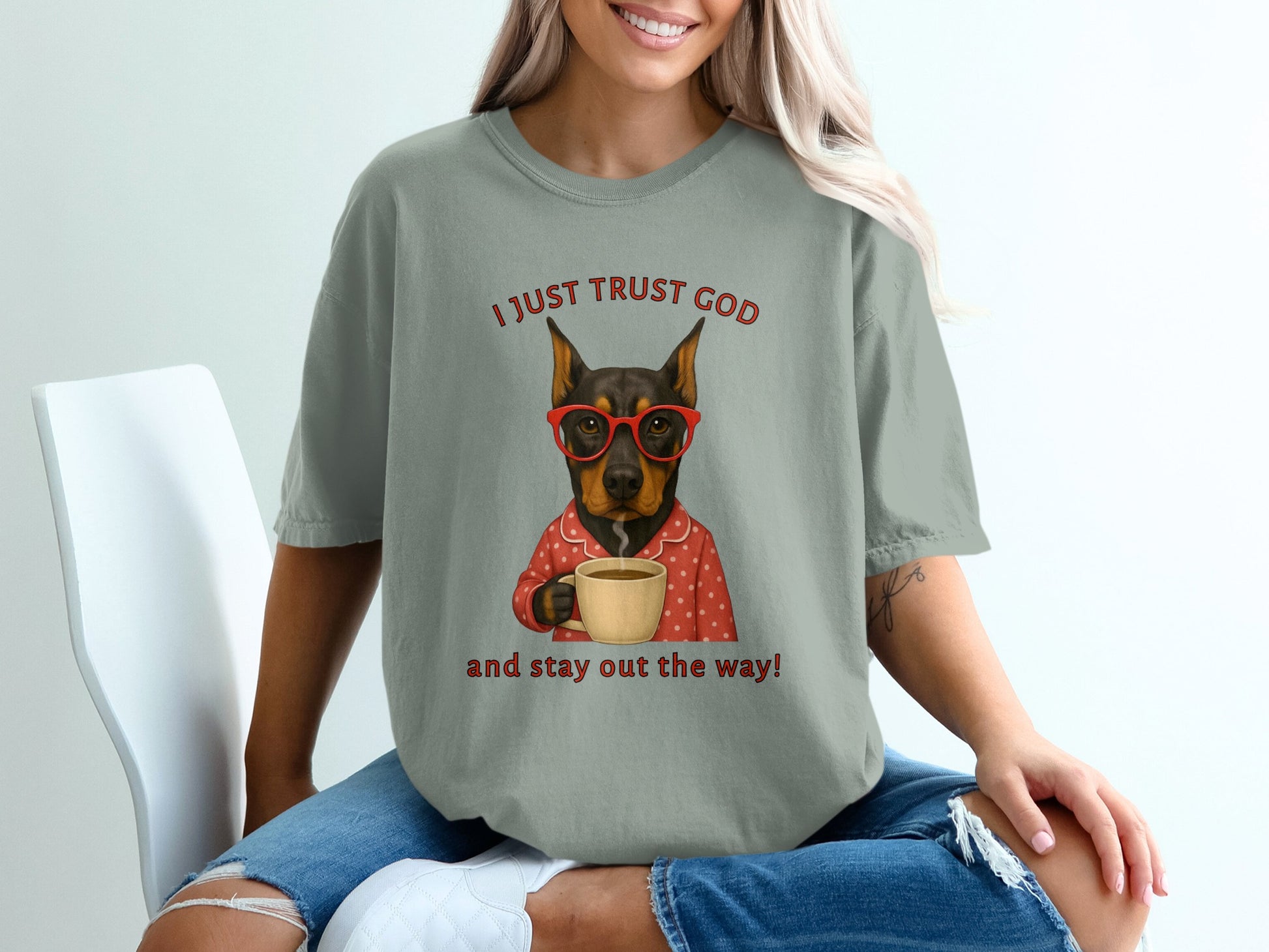 I Just Trust God And Stay Out The Way Shirt