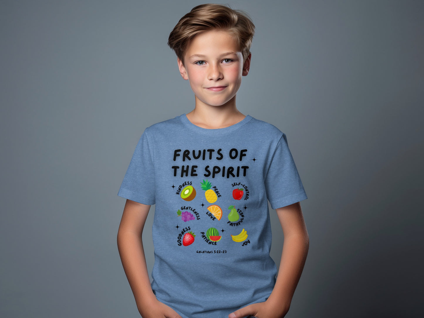 Fruits of the Spirit with Colorful Fruit Designs