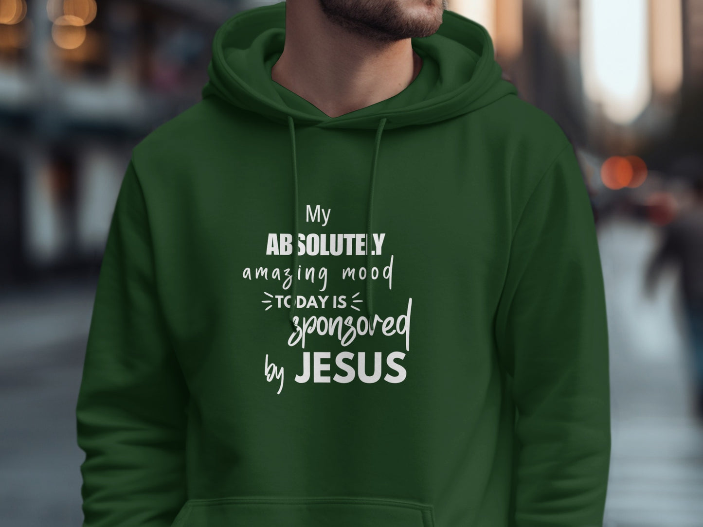 My Absolutely Amazing Mood Today Jesus Sponsored Hoodie product